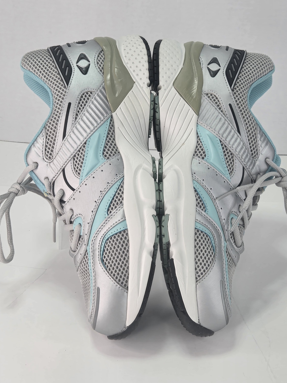 Apex X527 Women's Light Blue Gray Walking Athletic Orthopedic Sneakers Size 10 W - Picture 4 of 14